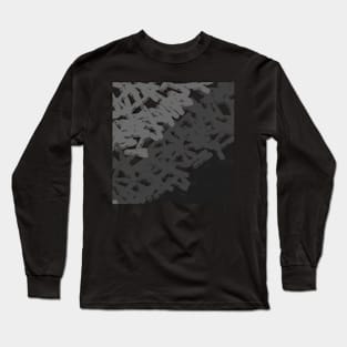 Abstract Art monochrome pattern Long Sleeve T-Shirt